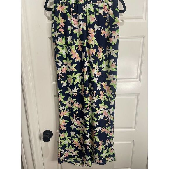 Umgee NWT size M floral wide leg pants - Picture 2 of 7